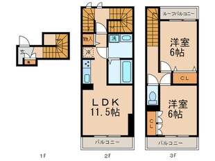 フォレストメゾン覚王山南の物件間取画像